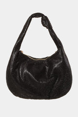 Fame Rhinestone Studded Handbag - Trendsi