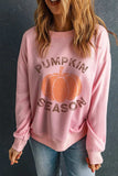 Graphic Round Neck Long Sleeve Sweatshirt - Trendsi - Flyclothing LLC