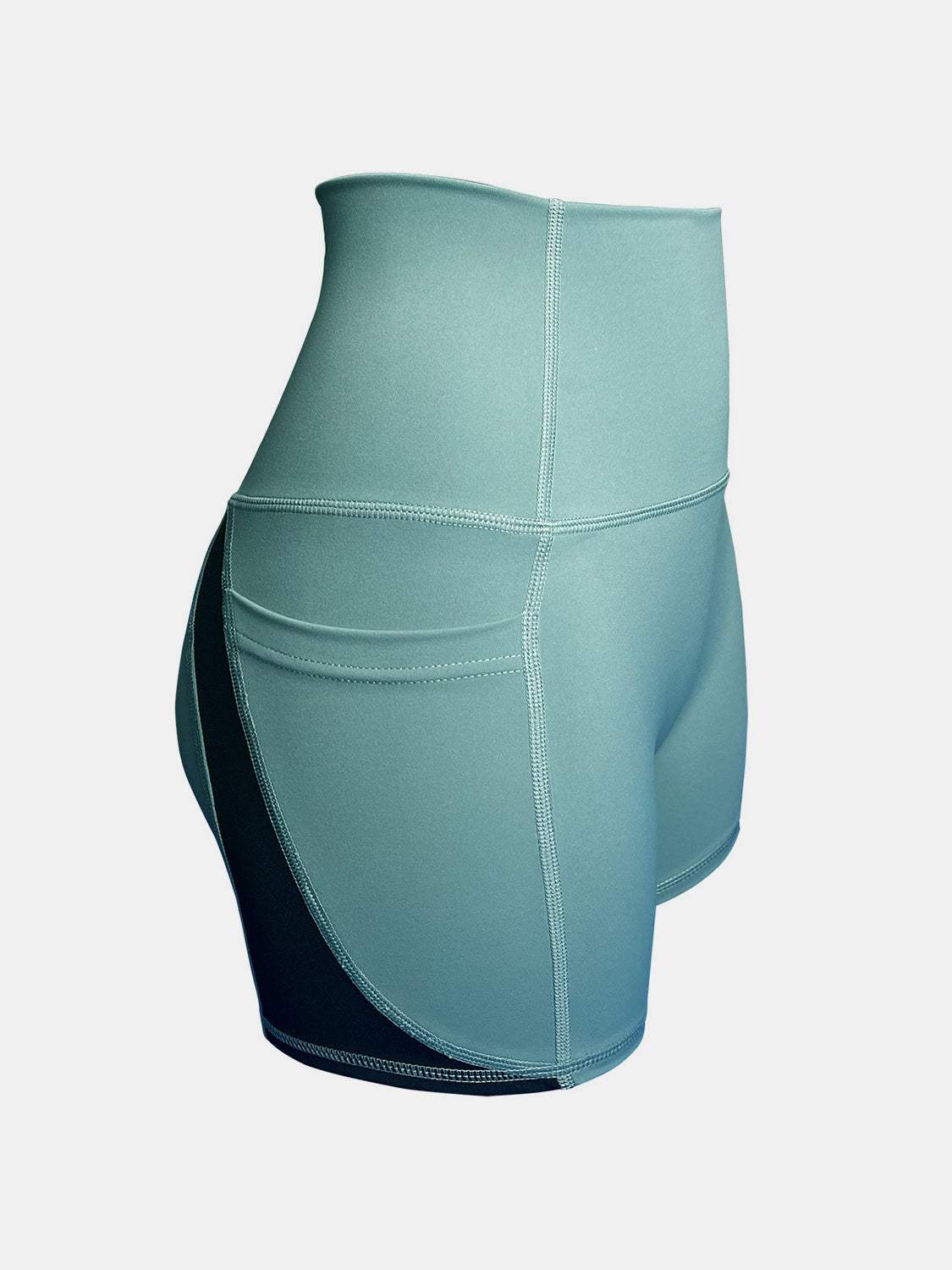 High Waist Active Shorts - Trendsi - Flyclothing LLC