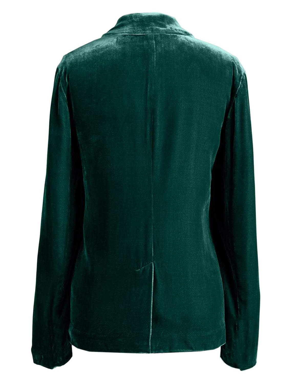 Pocketed Button Up Lapel Collar Blazer - Trendsi - Flyclothing LLC