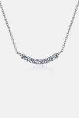 1.4 Carat Moissanite 925 Sterling Silver Necklace - Trendsi - Flyclothing LLC