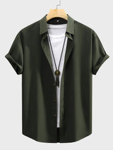 Men's Casual Short-Sleeve Shirt - Trendsi - Flyclothing LLC