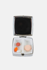 Nicole Lee USA Printed Metallic Square Pill Case - Trendsi - Flyclothing LLC