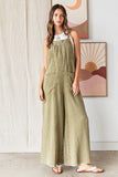 Mittoshop Textured Wide Leg Overalls - Trendsi