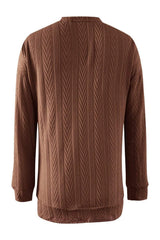 Full Size Textured Open Front Long Sleeve Cardigan - Trendsi - Flyclothing LLC
