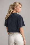 Basic Bae Round Neck Dropped Shoulder Short Sleeve T-Shirt - Trendsi - Flyclothing LLC