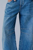 Wide Leg Jeans with Pockets - Trendsi