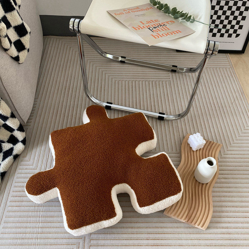 Fashion Stuffed Creative Puzzle Shaped Pillow Modern Spliceable Cushion Throw Pillow Living Room Waist Cushion Home Decoration - My Store - Flyclothing LLC