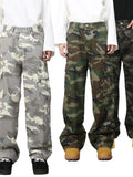Men's Camouflage Jeans with Pockets - Trendsi