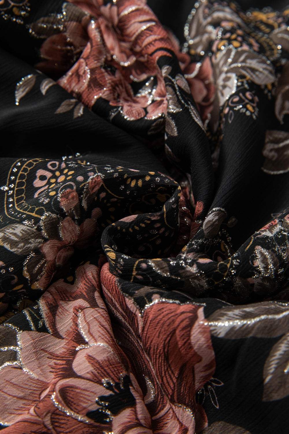 Printed Surplice Long Sleeve Blouse - Trendsi - Flyclothing LLC