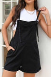 Square Neck Denim Overalls with Pockets - Trendsi - Flyclothing LLC