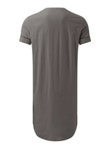 Men's Full Size Button Detail Short Sleeve Lounge Dress Plus Size - Trendsi - Flyclothing LLC