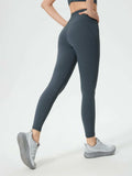 Millennia Wide Waistband Active Leggings - Trendsi - Flyclothing LLC