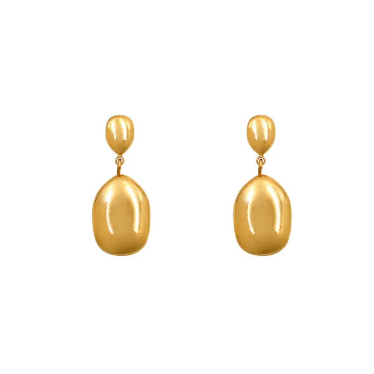 18K Gold-Plated Drop Earrings - Trendsi - Flyclothing LLC