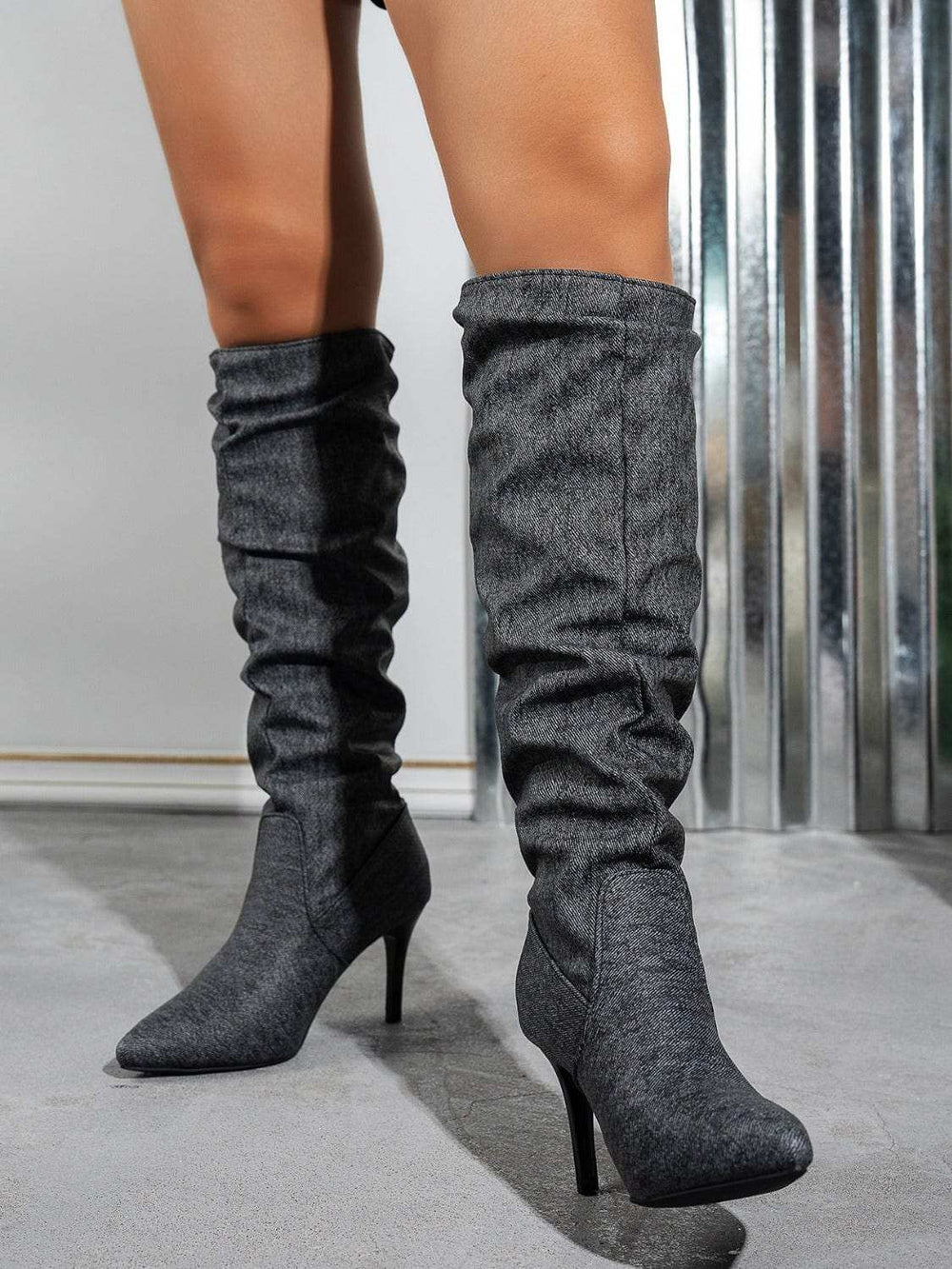 Point Toe Stiletto Boots - Trendsi - Flyclothing LLC