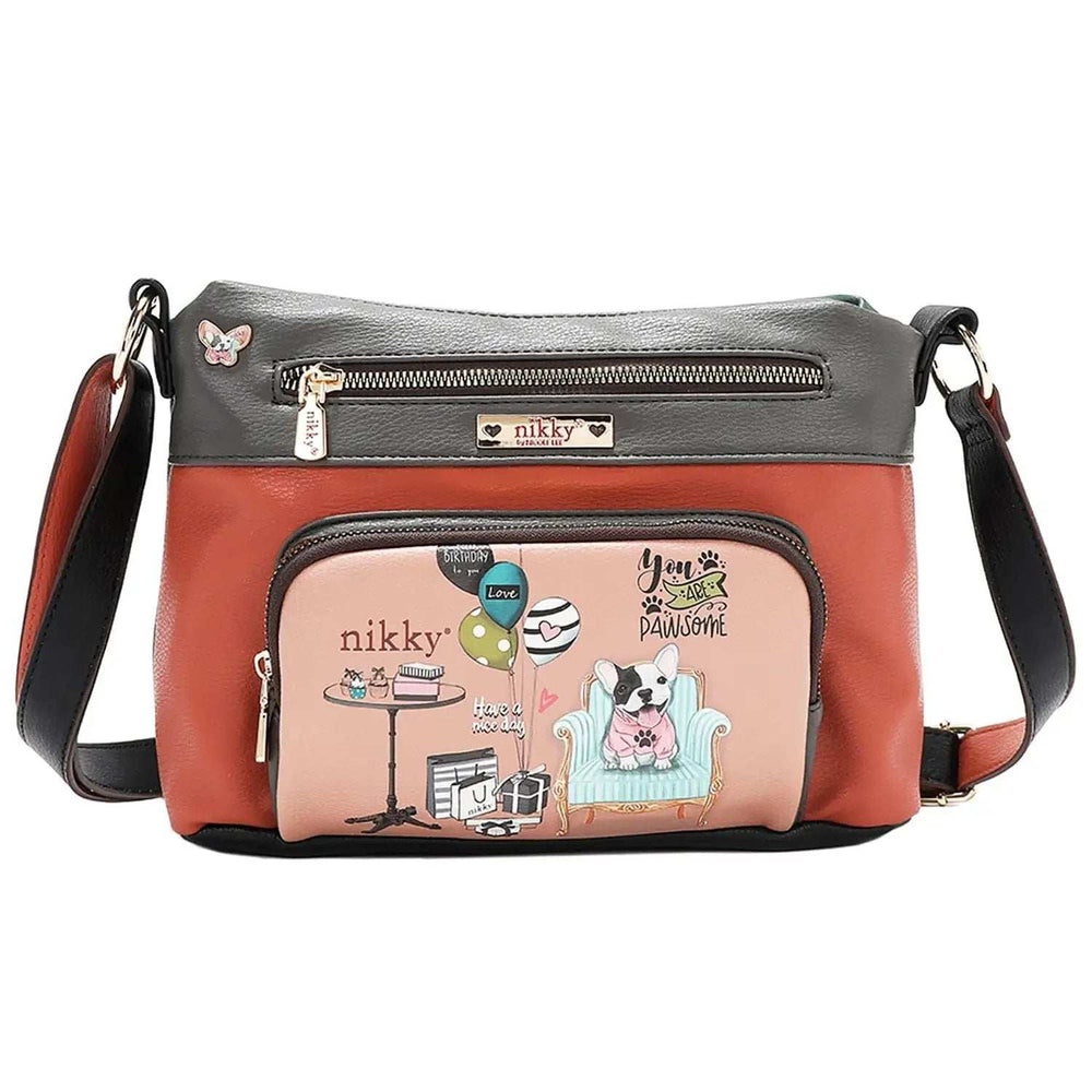Nicole Lee USA Eco-Leather Adjustable Strap Crossbody Bag - Trendsi - Flyclothing LLC