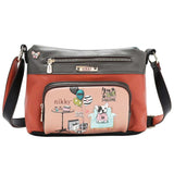 Nicole Lee USA Eco-Leather Adjustable Strap Crossbody Bag - Trendsi - Flyclothing LLC