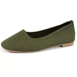 Square Toe Slip-Ons - Trendsi - Flyclothing LLC