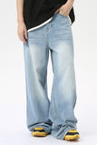 Wide Leg Jeans with Pockets - Trendsi