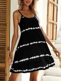 Contrast Printed Scoop Neck Mini Cami Dress - Trendsi - Flyclothing LLC