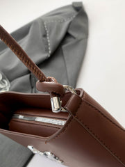 Bow PU Leather Knotted Strap Handbag - Trendsi