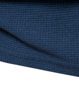 Men's Waffle-Knit Short Sleeve T-Shirt - Trendsi - Flyclothing LLC