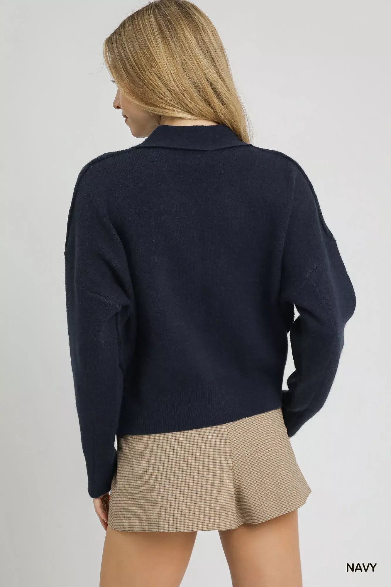 Umgee Button-Front Knit Cardigan - Trendsi - Flyclothing LLC