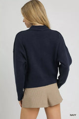 Umgee Button-Front Knit Cardigan - Trendsi - Flyclothing LLC