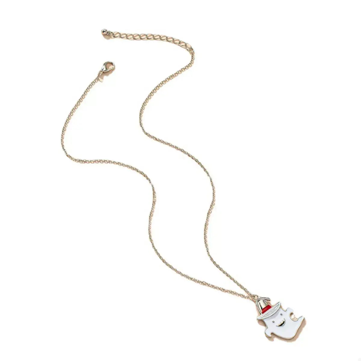 Halloween Cute Ghost Pendant Necklace - Trendsi - Flyclothing LLC