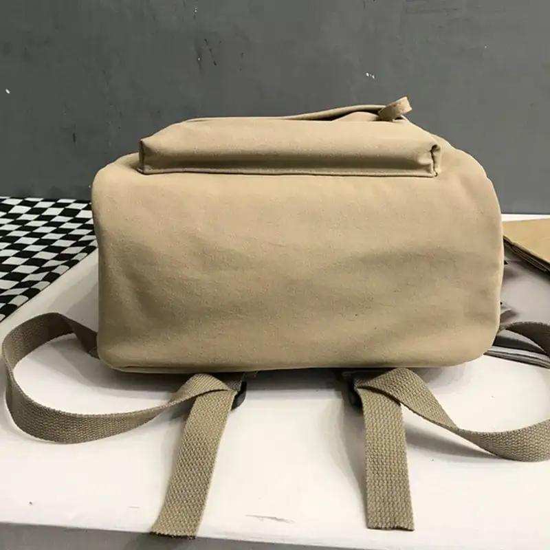 Zip Cotton Backpack Bag - Trendsi - Flyclothing LLC