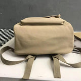 Zip Cotton Backpack Bag - Trendsi