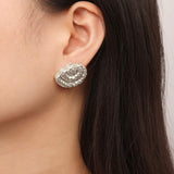 Titanium Steel Geometric Shape Earrings - Trendsi - Flyclothing LLC