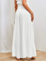 Drawstring Wide Leg Pants with Pockets - Trendsi - Flyclothing LLC