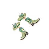 Cowboy Hat and Boot Dangle Earrings - Trendsi - Flyclothing LLC