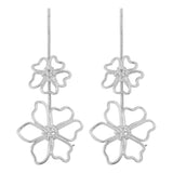 Alloy Flower Dangle Earrings - Trendsi - Flyclothing LLC
