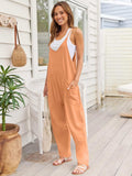 V-Neck Spaghetti Strap Jumpsuit - Trendsi - Flyclothing LLC