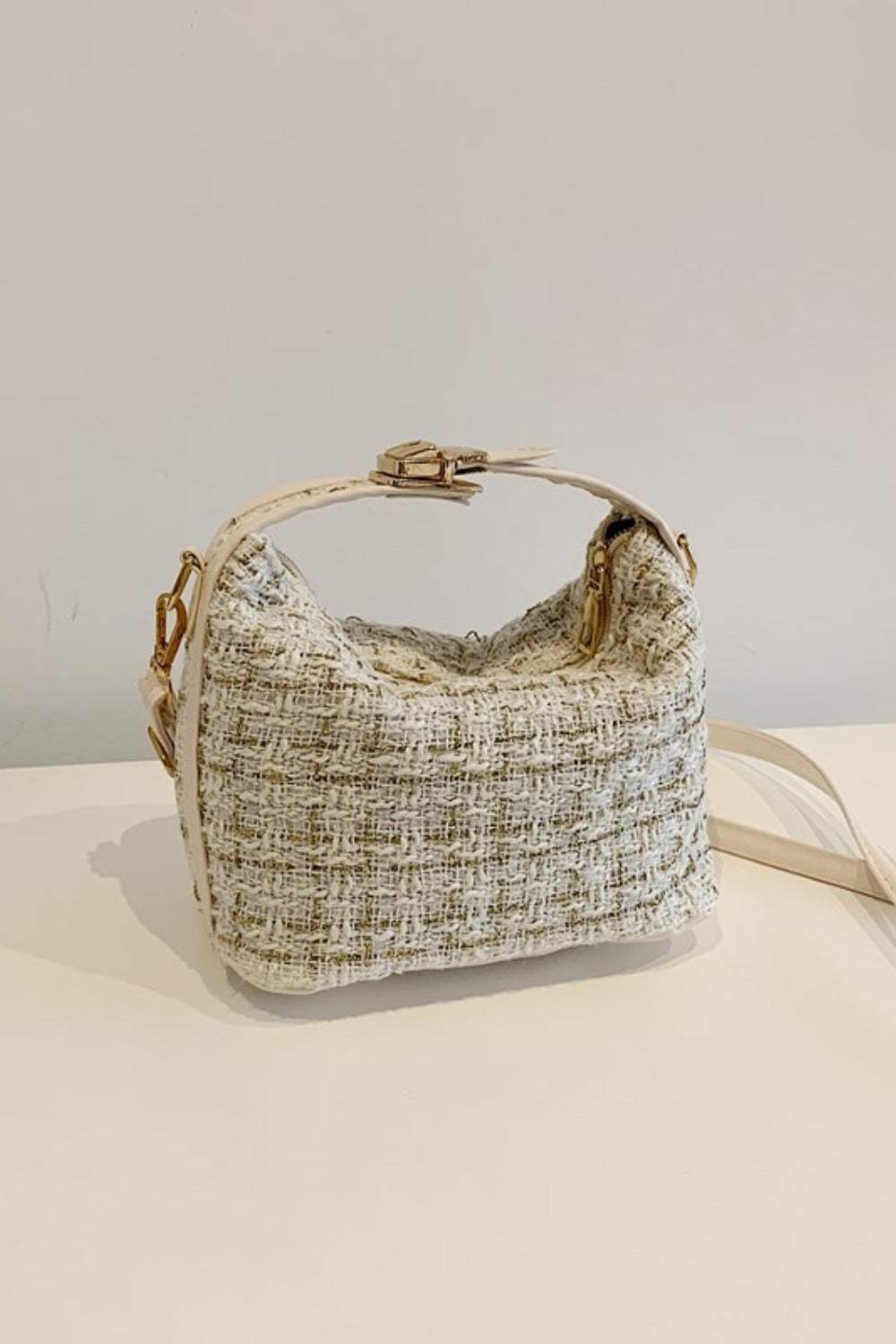 Woven Removable Strap Shoulder Bag - Trendsi - Flyclothing LLC