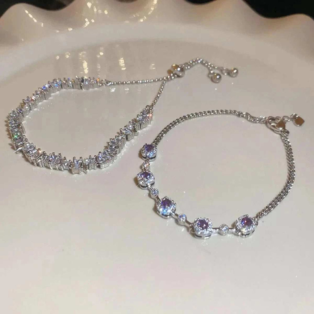 Copper Zircon Bracelet - Trendsi - Flyclothing LLC