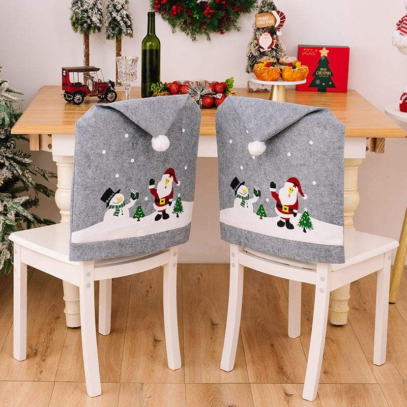 Christmas Pattern Chair Cover - Trendsi - Flyclothing LLC