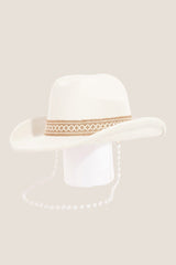 Fame Ornate Band Cowboy Hat - Trendsi