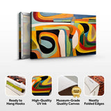 Modern Vibrant Abstract Wall Art - Tailored Canvases - Flyclothing LLC