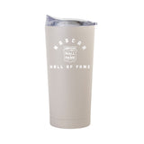 Nascar Hall of Fame 20oz Sand Archway Powder Coat Tumbler