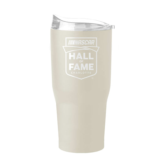 Nascar Hall of Fame 30oz Sand Powder Coat Tumbler - Logo Brands - Flyclothing LLC