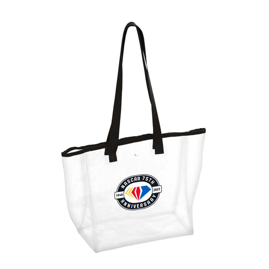 Nascar 75TH Anniversary Clear Tote - Logo Brands - Flyclothing LLC