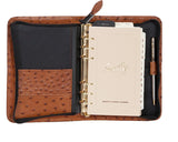 Scully ANT. BRN 6 RING WEEKLY ORGANIZER - Scully Leather - Flyclothing LLC