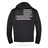 Patriot - Men’s Reflective American Flag Motorcycle Hoodie – Bold Patriotic Gear for Riders - Unik Just for Bikers - Flyclothing LLC