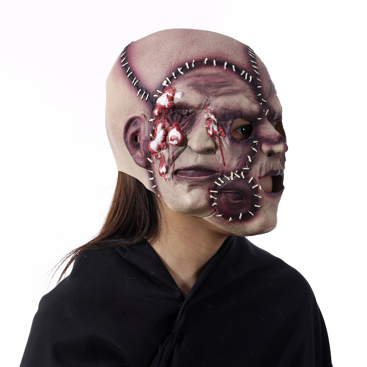 Halloween Three-sided Grimace Horror Mask Cosplay Mask Party Scary Mask Prop - My Store - Flyclothing LLC