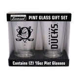 Anaheim Ducks 16oz Gameday Pint Glass 2 Pack