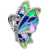 Pastel Profile Butterfly Barbell Tongue Ring - BodyCandy - Flyclothing LLC
