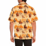 Baha Ranch Western Grunge Men's Western Camp Shirt